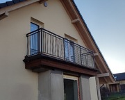 Balustrada prosta pionowa nowoczesna 