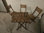 Stolik stół Krzesło krzesła meble taras tarasowe balkonowe zestaw