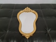 Złote Lustro Glamour Barokowe Rokoko Duże 65x37