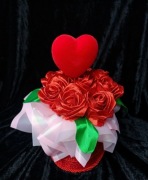 Flowerbox ze wstążki 