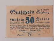 Austria 50 heller 1919