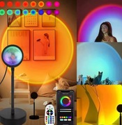 Inteligentna Lampa Zachodzącego Słońca Tuya LED RGB USB