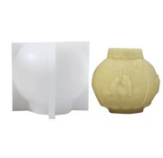 KULA RODZINA JEZUSA Świąteczna forma silikonowa 9*9.5 do Świec Gipsu Wosku 