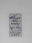 Magnes Bilet Trachenberg (Żmigród) - Posen Hbf