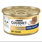 Gourmet Gold Feine Pastete pasztet dla kota 12 x 85 g kurczak