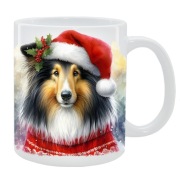 KUBEK Z PSEM Owczarek szkocki Collie - PREZENT, PERSONALIZOW, 24HWYS