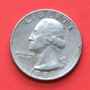 25   Centów   1985  D    r -     USA  Liberty