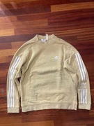 Bluza Adidas originals crewneck 3-Stripes beżowa logo S