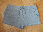 szare bawełniane szorty