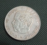 Szwecja 1 korona 1961 - Srebro Ag 400 - Gustaw VI Adolf
