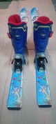 Narty zjazdowe Fisher 110 cm wraz z butami Head oraz kaskiem ochronnym