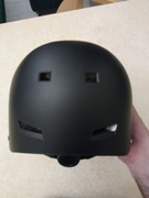 Kask rowerowy hulajnogi rolki lekki czarny roz M 55-57cm