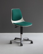 Fotel obrotowy 320 Space Age proj. Georg Leowald dla Wilkhahn, lata 60