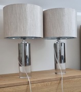 LAMPA elegancka SZKLANA do sypialni nocna 2szt 