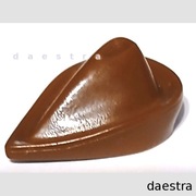 LEGO 88489 KAPELUSZ figurka Castle Forestman Leśny człowiek brązowy/Reddish