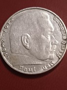 Niemcy, III Rzesza, 2 marki 1937 Paul von Hindenburg