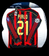 (M) PIRLO 21 AC MILAN 2006/07 z LIGI MISTRZÓW RETRO DOMOWY NOWY LONG SLEEVE