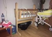 Kołyska drewniana 
