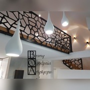 Balustrada wycinana laserowo ze stali