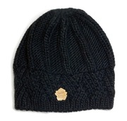 Czapka damska beanie zimowa czarna nowa