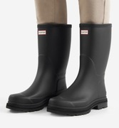 HUNTER - Kalosze półdługie CZARNE rozmiar 41