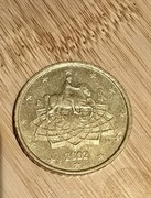 Moneta Włoska euro unikat