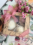 Zestaw prezentowy | świece sojowe i czekolada Karmello