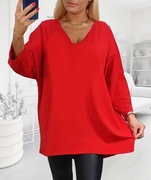 Lady plus size bawełna z laykrą