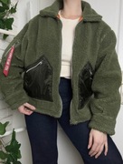 Polar kurtka Alpha Industries damska khaki zielona misiek XL 42 L 40