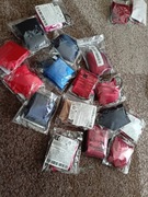 Chłopięce krawaciki na gumkę różne kolory około 30 sztuk 