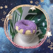 Donat, pączek.  Handmade.  Rękodzieło.  Prezent. 