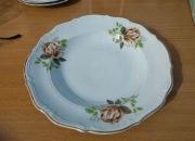 Talerze głębokie wałbrzych komplet 6 szt prl