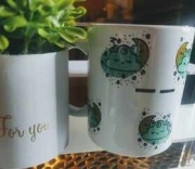 Kubek wykonany ręcznie metodą sublimacji