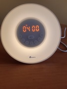 Radio z lampką, zegarem i budzikiem. "VANSKY"