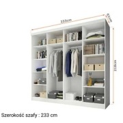 Wnętrze szafy + 1 drzwi