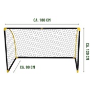 Umbro – Składana bramka do piłki nożnej z siatką 180 x 120 x 91 cm