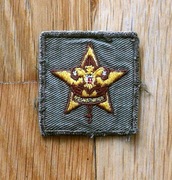 USA AMERYKAŃSKA NASZYWKA PATCH SKAUTÓW GWIAZDA KWADRAT LATA 60