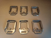 Zatrzaskowy uchwyt wieszak na akumulator Parkside X20V zestaw 6szt