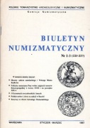Biuletyn Numizmatyczny 1-3/1987