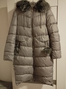 Płaszcz puchowy pikowany zimowy 