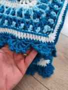 Koc narzuta 3D na szydełku 