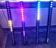 2 x listwa LED BAR RGB 24X3W z Magnesami plus piloty