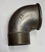 Kolano czarne 2" żeliwne z Zawiercia