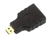 Adapter / przejściówka micro HDMI (M) -> HDMI (F)
