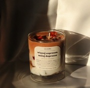 Świeca sojowa o wyglądzie i zapachu mrożonej kawy z karmelem - 300 ml