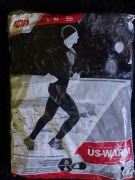 Komplet termoaktywny US-WARM BS czarno-szary - rozmiar L-XL