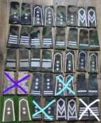 Naramienniki pagony puma żaba wz93 LWP pochewki MORO wz68 SG białe