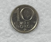 Moneta 10 ORE NORGE NORWEGIA 1986