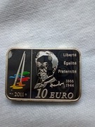 Francja Srebrna Moneta kolekcjonerska 10 euro 