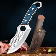 Nóż rzeźniczy ze stali nierdzewnej, idealny do filetowania i krojenia.